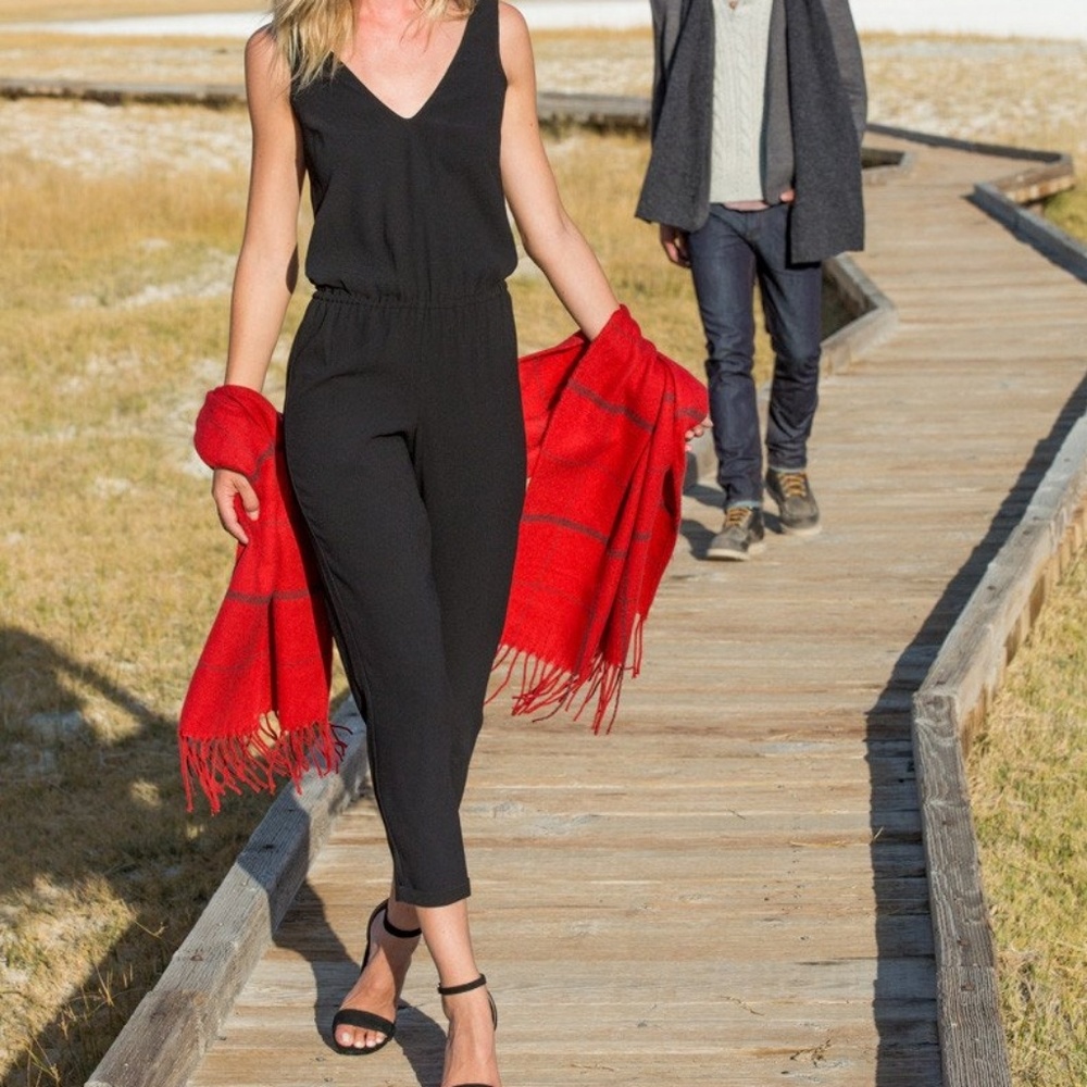 Marine Layer Black Jumpsuit